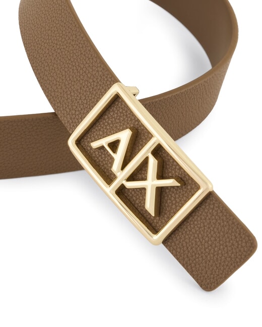 A|X BUCKLE Belt with maxi logo dark pisco/dark pisc - Belts