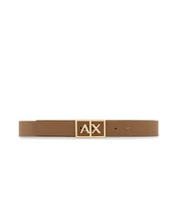 ARMANI EXCHANGE A|X BUCKLE Belt with maxi logo dark pisco/dark pisc - Belts - 3