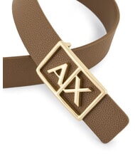 ARMANI EXCHANGE A|X BUCKLE Belt with maxi logo - Belts