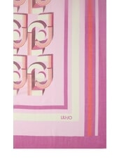 LIUJO 3D LOGO  Scarf pink berry - Scarves - 2