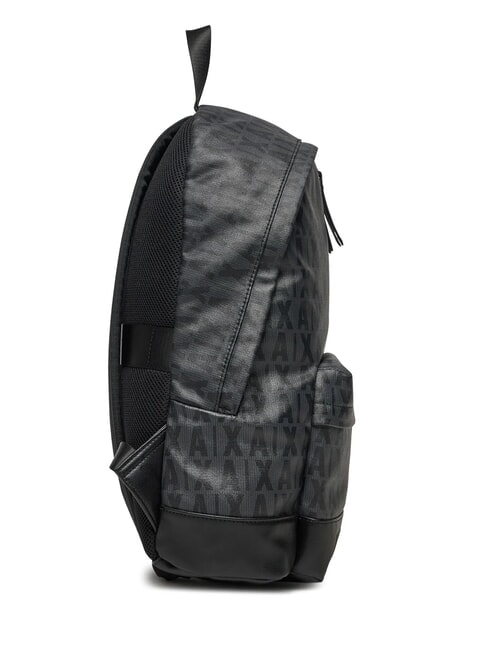 A|X LOGO ALL OVER 15.6" laptop backpack asphalt/black - Laptop backpacks