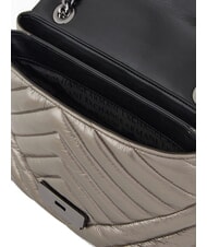 ARMANI EXCHANGE A|X CONVERTIBLE Quilted puff bag gunmetal - Women’s Bags - 5