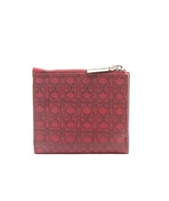 COCCINELLE METALLIC COATED MONOGRAM Mini wallet mul.sangr/sangr - Women’s Wallets - 3