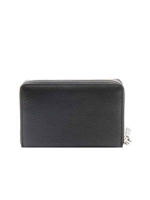 GRAIN Medium leather zip around wallet Black - Women’s Wallets