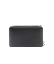 GIANNI CHIARINI GRAIN Medium leather zip around wallet Black - Women’s Wallets - 3