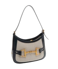 TOSCA BLU POSITANO Shoulder bag with jacquard inserts Black - Women’s Bags - 2