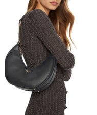 GUESS FEDORA Chain handle shoulder bag BLACK - Women’s Bags - 5