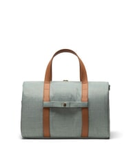 HERSCHEL NOVEL CARRY ON Duffle bag with shoulder strap iceberg green crosshatch - Duffle bags - 3