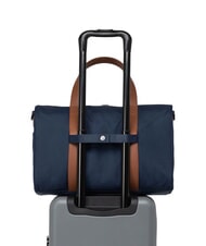 HERSCHEL NOVEL CARRY ON Duffle bag with shoulder strap navy tan - Duffle bags - 3