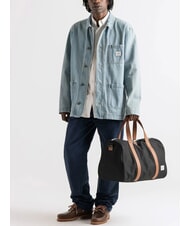 HERSCHEL NOVEL CARRY ON Duffle bag with shoulder strap navy tan - Duffle bags - 4