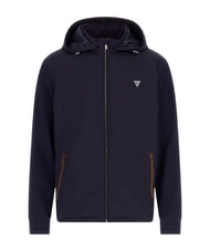 GUESS KNITTED Hooded jacket smartblue - Men's Jackets - 4