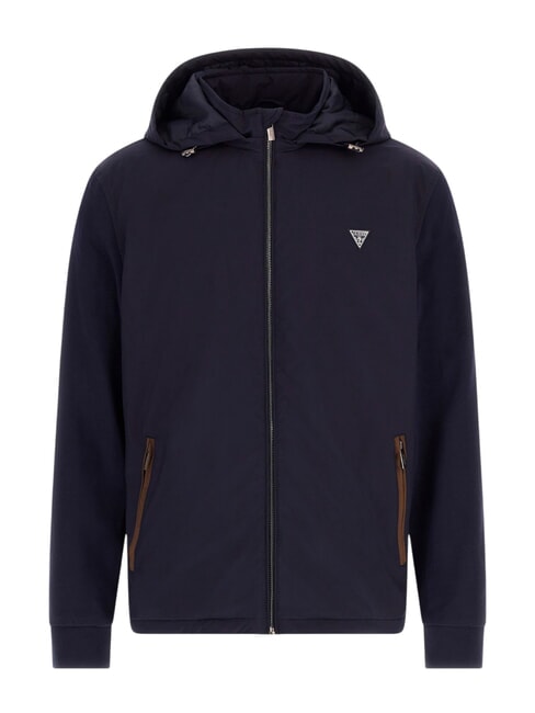 KNITTED Hooded jacket smartblue - Men's Jackets