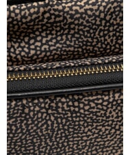 BORBONESE CAMERA CASE MEDIA ECO LINE Shoulder bag OP / NATURAL / BLACK - Women’s Bags - 3