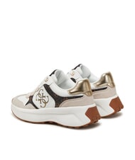 GUESS LUCKEI 4G Logo Sneakers White / Brown - Women&rsquo;s shoes - 4