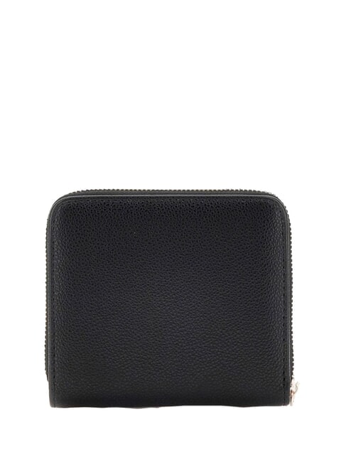 NASTRA Small zip around wallet BLACK - Women’s Wallets