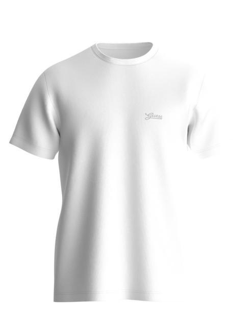 BASIC PIMA Stretch cotton T-shirt purwhite - T-shirt