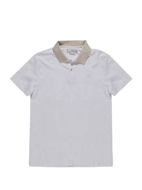 NOLAN SS Stretch short sleeve polo purwhite - Polo shirt
