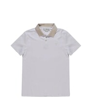 GUESS NOLAN SS Stretch short sleeve polo purwhite - Polo shirt - 4