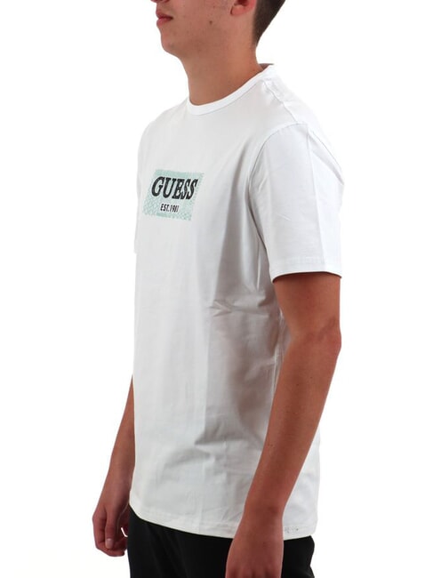 SS CN BOX Logo Print T-Shirt purwhite - T-shirt