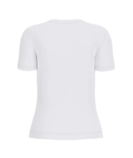 GUESS VN SS LIGHT BASIC Soft V-neck T-shirt purwhite - T-shirt - 5