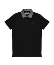 GUESS NOLAN SS Stretch short sleeve polo jetbla - Polo shirt - 4