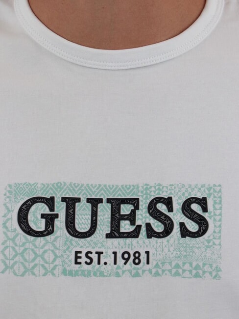 SS CN BOX Logo Print T-Shirt purwhite - T-shirt