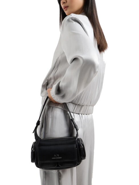 RACHEL Shoulder bag with pockets black - Women’s Bags