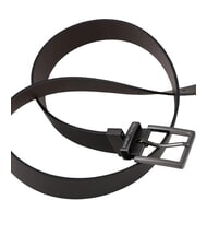 ARMANI EXCHANGE A|X DOUBLE Reversible and shortenable belt black / navy - Belts - 4