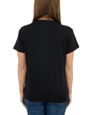 JOHN RICHMOND MECHI Stretch T-shirt rhinestone logo - T-shirt