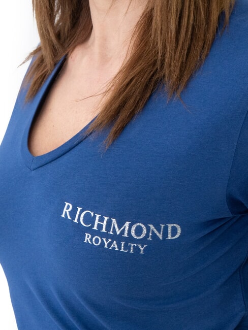 VATICI Stretch T-shirt blue/silver dark - T-shirt