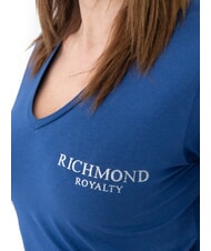 JOHN RICHMOND VATICI Stretch T-shirt blue/silver dark - T-shirt - 3