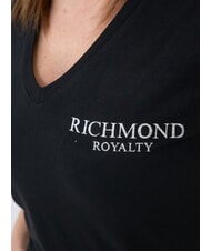 JOHN RICHMOND VATICI Stretch T-shirt black/silver dark - T-shirt - 3