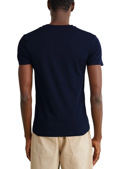 DUNSTAN RIVER Cotton T-shirt with pocket dark sapphire/dark denim - T-shirt