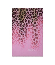 LIUJO SHADED ANIMALIER Printed scarf rose - Scarves - 2