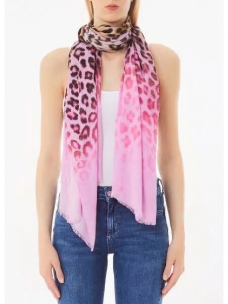 SHADED ANIMALIER Printed scarf rose - Scarves