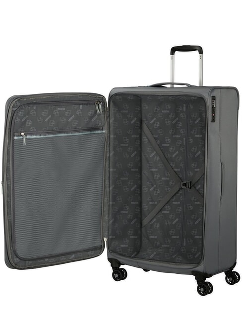 AEROSPIN Large, expandable trolley stone basalt - Semi-rigid Trolley Cases