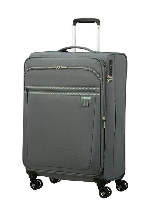 AEROSPIN  Medium Trolley, Expandable stone basalt - Semi-rigid Trolley Cases