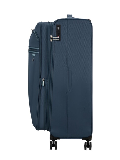 AEROSPIN Large, expandable trolley indigo - Semi-rigid Trolley Cases