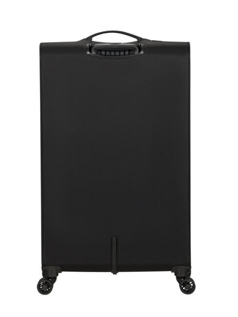 AEROSPIN Large, expandable trolley BLACK - Semi-rigid Trolley Cases