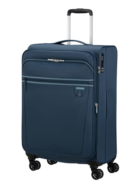 AEROSPIN  Medium Trolley, Expandable indigo - Semi-rigid Trolley Cases