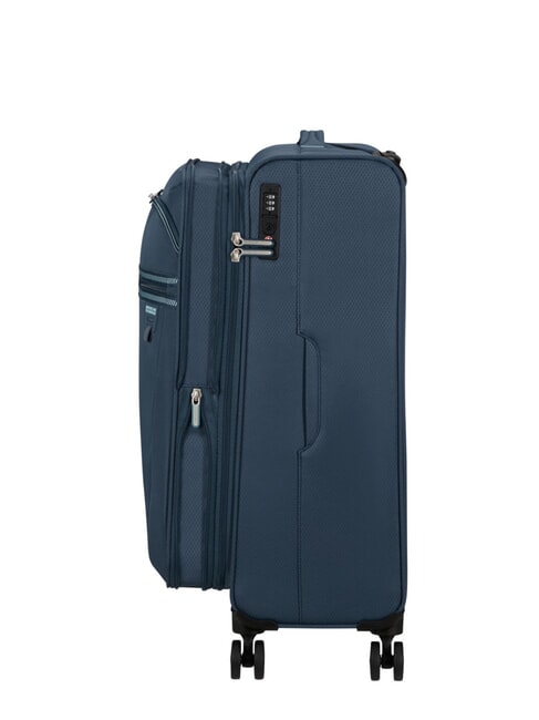 AEROSPIN  Medium Trolley, Expandable indigo - Semi-rigid Trolley Cases