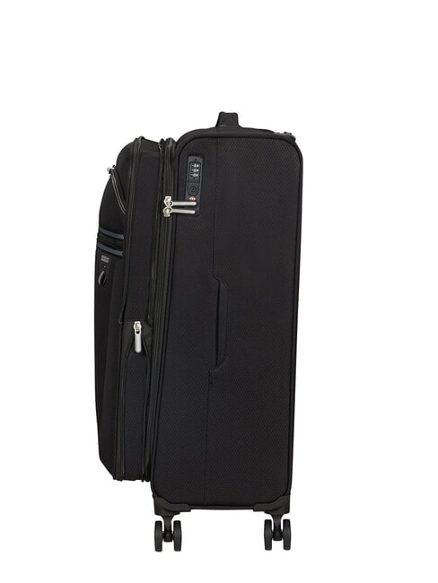 AEROSPIN  Medium Trolley, Expandable BLACK - Semi-rigid Trolley Cases