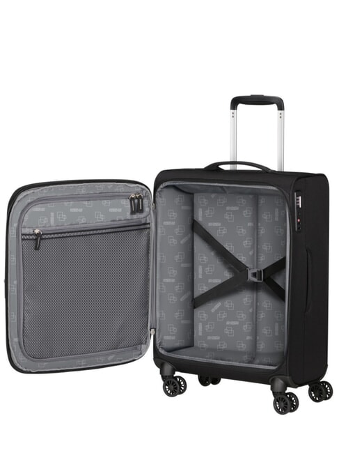AEROSPIN Expandable Hand Luggage Trolley BLACK - Hand luggage