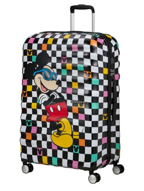 WAVEBREAKER DISNEY  Large Trolley mickey check - Rigid Trolley Cases