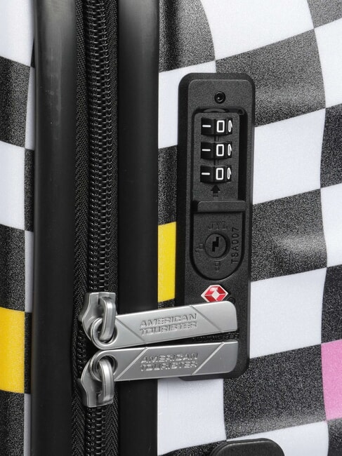 WAVEBREAKER DISNEY  Medium Trolley mickey check - Rigid Trolley Cases