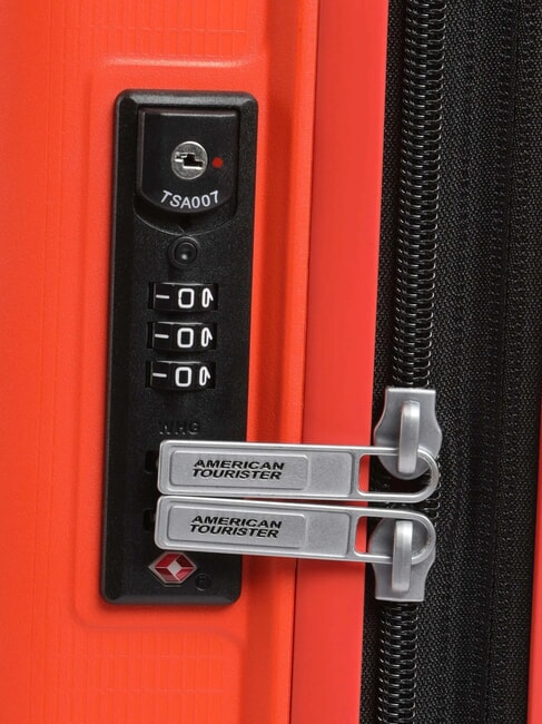 AEROSTEP Expandable hand luggage trolley BRIGHT ORANGE - Hand luggage