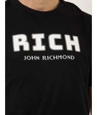 JOHN RICHMOND KUHSE Logo Print T-Shirt black - T-shirt - 3