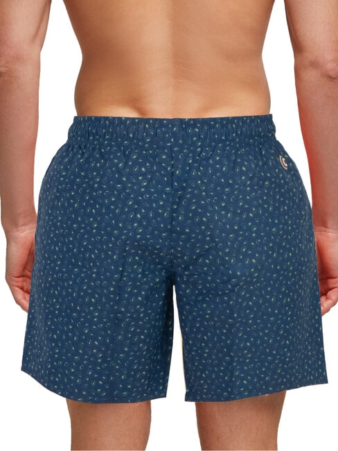 SEABORD Swimming suit dark blue leaf - Swimwear