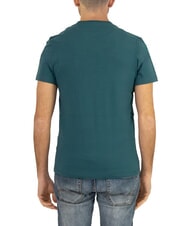 GUESS SS CN TRIANGLE Short-sleeved T-shirt true teal - T-shirt - 2