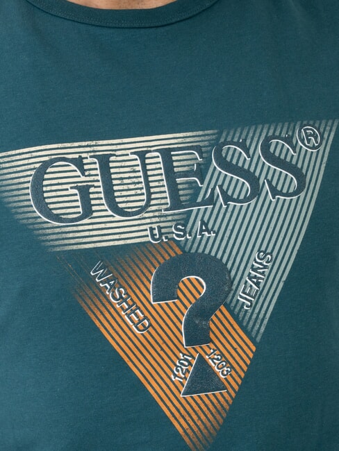 SS CN TRIANGLE Short-sleeved T-shirt true teal - T-shirt